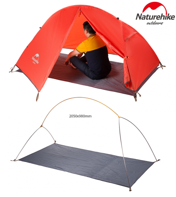 Lều đơn NatureHike NH18A095-D 210T - Xanh Đỏ - Hình ảnh 5