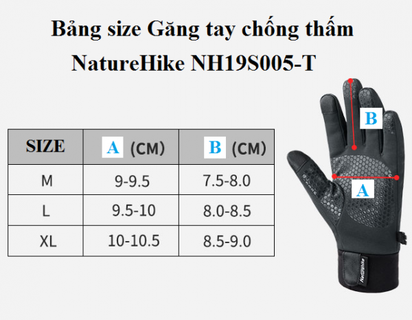 Găng tay chống thấm NatureHike NH19S005-T - Hình ảnh 13