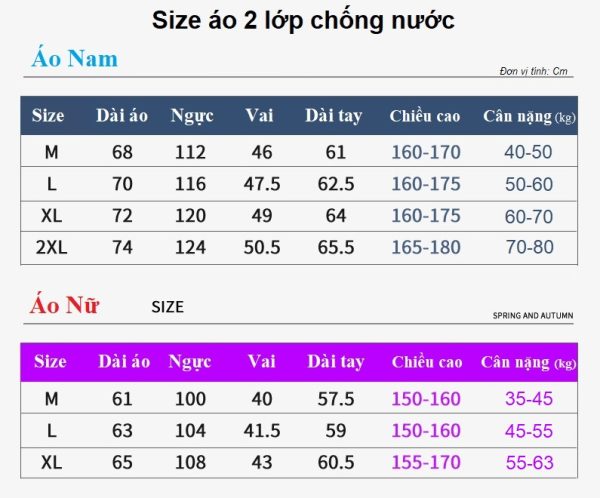 Áo khoác nữ 2 lớp chống nước 2023 - Hình ảnh 12