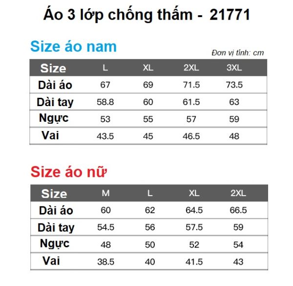 Áo khoác nữ 3 lớp chống thấm nước - 21771 - Hình ảnh 11
