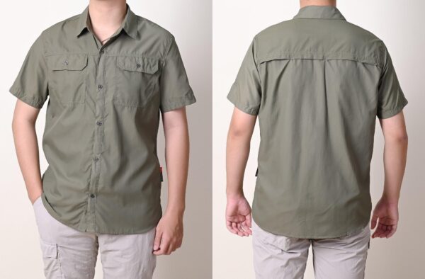 Áo sơ mi cộc tay mau khô KTOM K150 - Ảnh 7