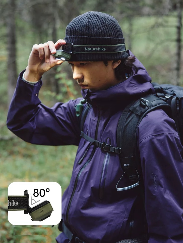 Đèn đeo trán có cảm ứng NatureHike CNK2450ZM010 - Ảnh 4
