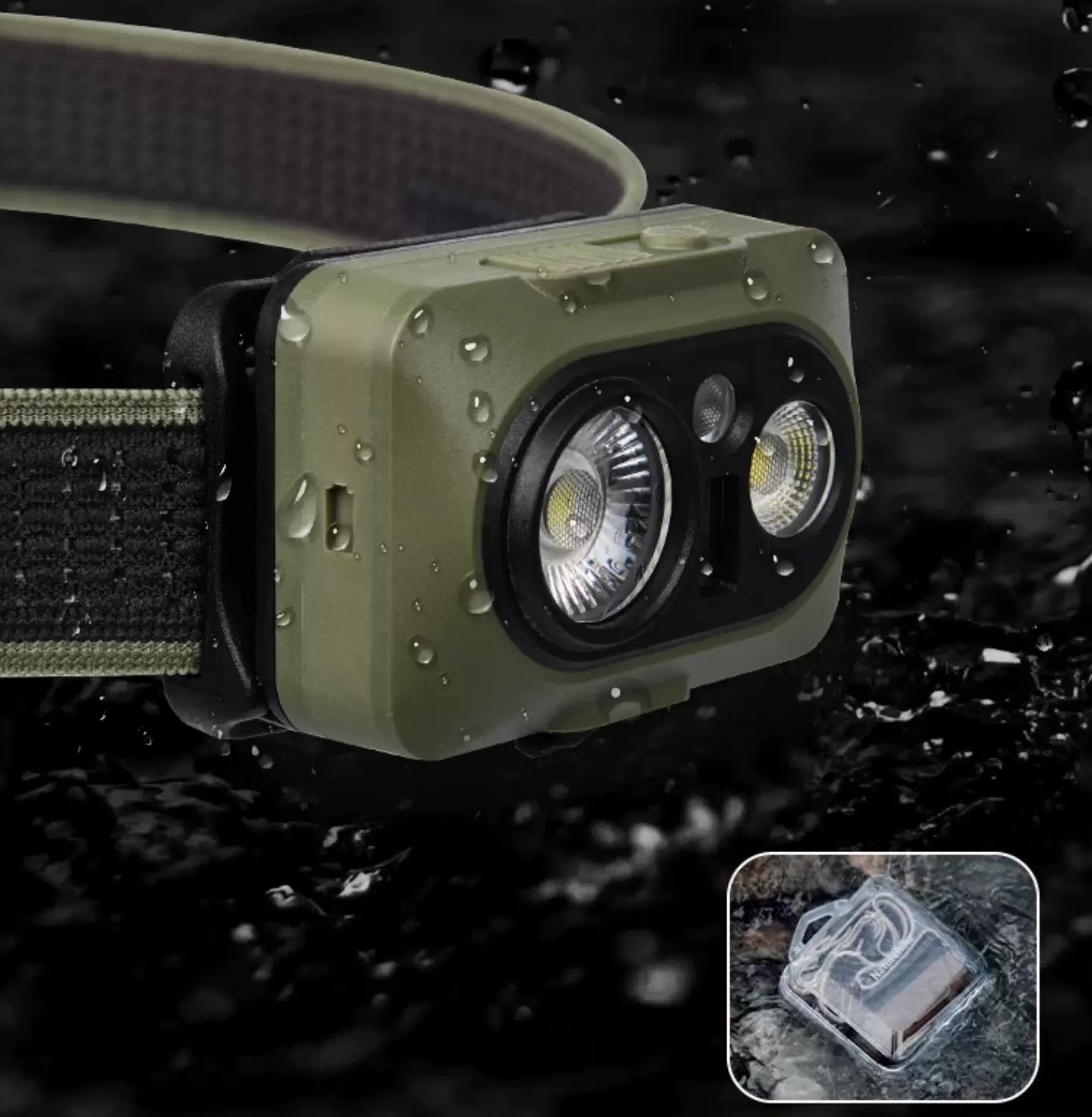Đèn đeo trán có cảm ứng NatureHike CNK2450ZM010 - Ảnh 7
